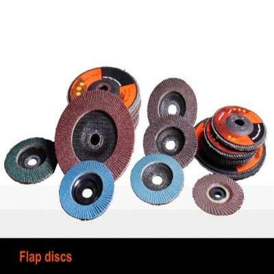 Flexible plastic backing Flap discs