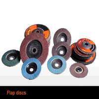 Flexible plastic backing Flap discs