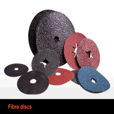 Aluminium oxide Zirconia alumina or Black silicon carbide Fiber paper backing discs