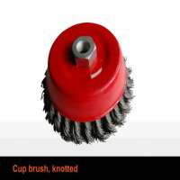 Twist knot wire bowl brush